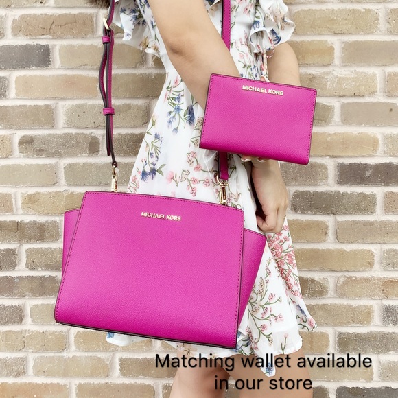 Michael kors medium crossbody bag hot Pink - Picture 4 of 4